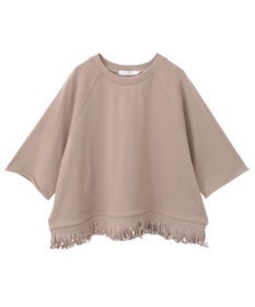 AMERICAN HOLIC フリンジ5分袖ラグランスウェット