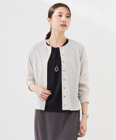 J.PRESS LADIES L シアータックフライス カーディガン