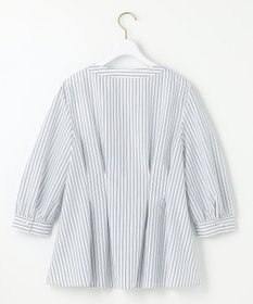 ANY SIS 【洗える】タックペプラムシャツ ブラウス