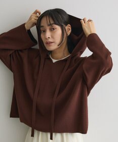 CRAFT STANDARD BOUTIQUE ハーフミラノニットフーディー＜ハンドウォッシャブル＞