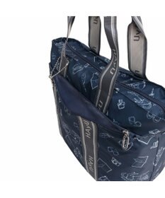 ACE BAGS & LUGGAGE 【雑誌掲載】 HAyU × ace.  フォールディング 折り畳みトートバッグ 猫柄 22L 17861