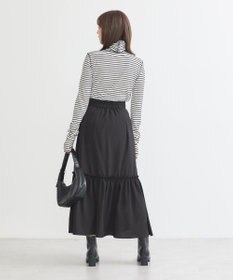 earth music&ecology リブタートルネックプルオーバー