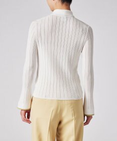 Paul Smith 【洗える】リブアイレット カーディガン