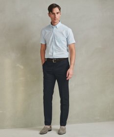 GOTAIRIKU ロングセラー【洗える/折り目加工/シワになりにくい/ウエストアジャスター】ウォッシャブル サマーウール100％パンツ_定番色(ノータック)25年モデル