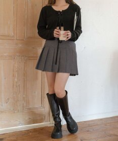 WEGO リボンリブカーディガン