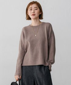 23区 【先行予約】ダブルフェイス リラクシー ニット