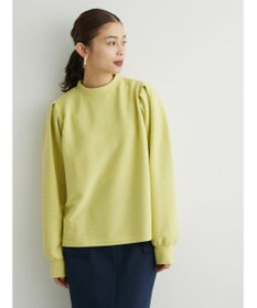 Green Parks リップル袖タックボリュームプルオーバー
