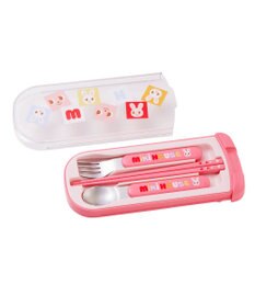 MIKI HOUSE HOT BISCUITS パズルブロックシリーズ ランチグッズギフトセット【BOX付き】