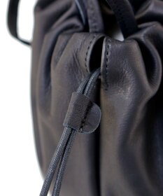 FOLNA RD ソフトレザー2WAY巾着ショルダーバッグ