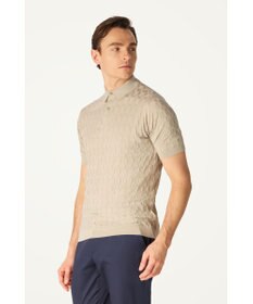 DAKS John Smedley for DAKS ハウスチェックポロシャツ