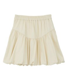 earth music&ecology ラウンド切り替えバルーンミニスカート