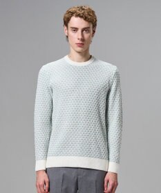 JOSEPH HOMME チャンディーガルジャガード　クルーネックニット