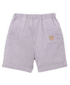 MIKI HOUSE HOT BISCUITS 【80-120cm】サッカー素材 5分丈パンツ