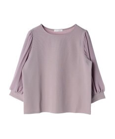 Green Parks 袖異素材使いリップルプルオーバー