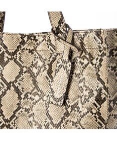 UNBILLION カシュカシュ cachecache / パイソン柄手提げトート