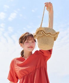 Tiaclasse フリルのショルダーバッグ