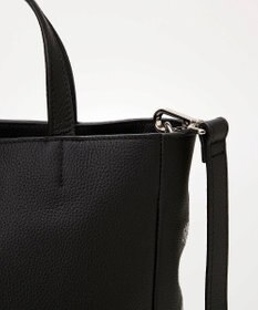 TOPKAPI 【TREASURE TOPKAPI】シュリンクレザー レース 刺しゅう ショルダー付 トートバッグ