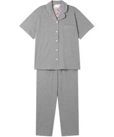 une nana cool 【綿100％】40ハイゲージ天竺半袖パジャマ MADE WITH LIBERTY FABRIC