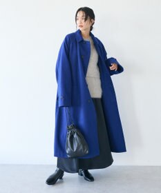 CRAFT STANDARD BOUTIQUE 洗える/ビスチェ付きシャギーニットプルオーバー