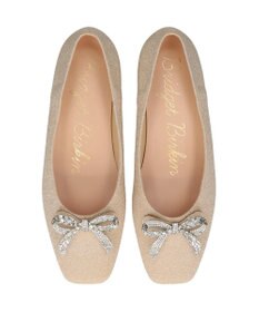 Bridget Birkin 【Bridget Birkin】ビジューリボンラメパンプス