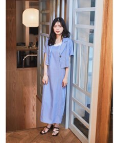 earth music&ecology リサイクルポリエステルブレンドキャミワンピース