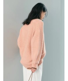 AMERICAN HOLIC モールヤーン片畦Ｖネックニットプルオーバー