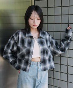 WEGO チェックショートネルシャツ