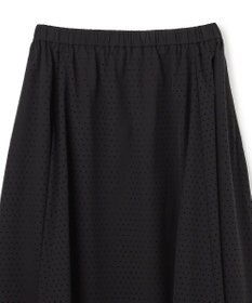 UNFILO L 【セットアップ着用可/ウエストゴム】FINE MOVE パンチング ドット スカート