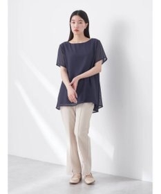 earth music&ecology シアードッキングＡラインチュニック