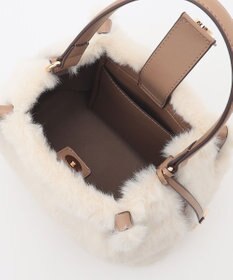 組曲 ファーバケット バッグ