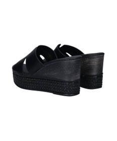 Bridget Birkin 【Bridget Birkin】サイドカットウェッジミュールサンダル