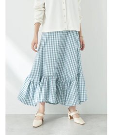 earth music&ecology イレヘムチェックスカート