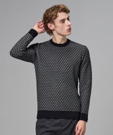 JOSEPH HOMME チャンディーガルジャガード　クルーネックニット