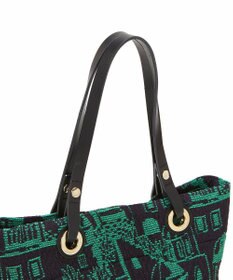 TOPKAPI 【TREASURE TOPKAPI】ジャガード生地 総柄 ミニ トートバッグ