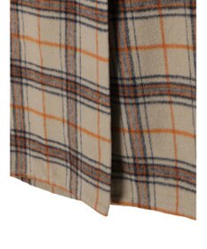 Green Parks シャギーチェックスカート