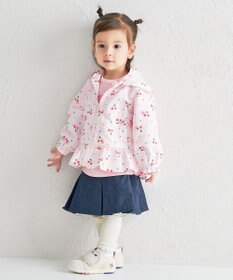 MIKI HOUSE HOT BISCUITS 【80-120cm】キャビット×さくらんぼ 総柄ウインドブレーカー