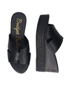 Bridget Birkin 【Bridget Birkin】サイドカットウェッジミュールサンダル