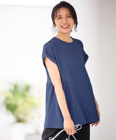 ANY L フクレジャージチュニック