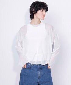 NAVE 【ReNAVE・洗える】シアーニット ロングスリーブ