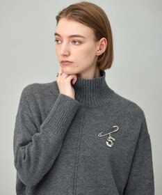 ICB 5cityブローチ シルバー系