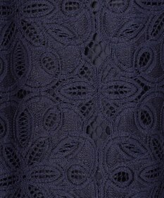 自由区 S 【洗える】フラワータイルレース ワンピース