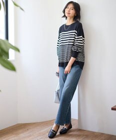 ANY 【洗濯機可】ボーダーニット