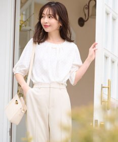 ANY SIS 【洗える】フロントタック ブラウス