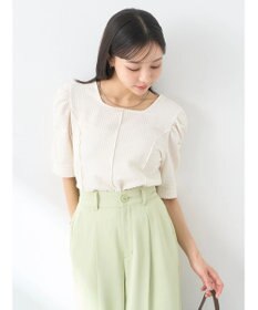 earth music&ecology ぽこぽこパワショルプルオーバー