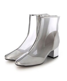 MODE ET JACOMO <noyau>ブロックヒールチュールブーツ