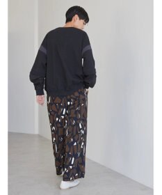 AMERICAN HOLIC 袖異素材ミニ裏毛プルオーバー