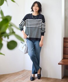 ANY 【洗濯機可】ボーダーニット