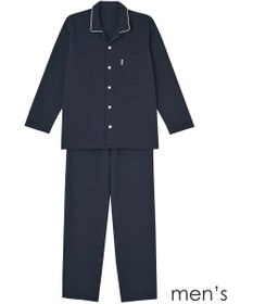 ワコール／睡眠科学 【ふわごころ（R）メンズパジャマ】 長袖・長ズボン しっとりなめらか ふわふわ触感 YGW421 睡眠科学／ワコール