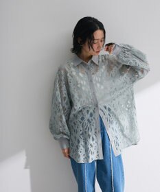 Green Parks ・ＥＬＥＮＣＡＲＥ　ＤＵＥ　総レースブラウス