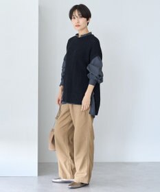 AMERICAN HOLIC ＳＥＴ　イージーケアギャザーシャツ＋ニットベスト